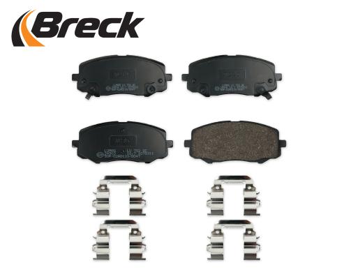 Placute frana BRECK 249100070200